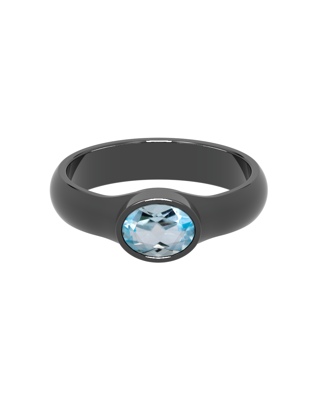 Anel Deep - Topázio Sky