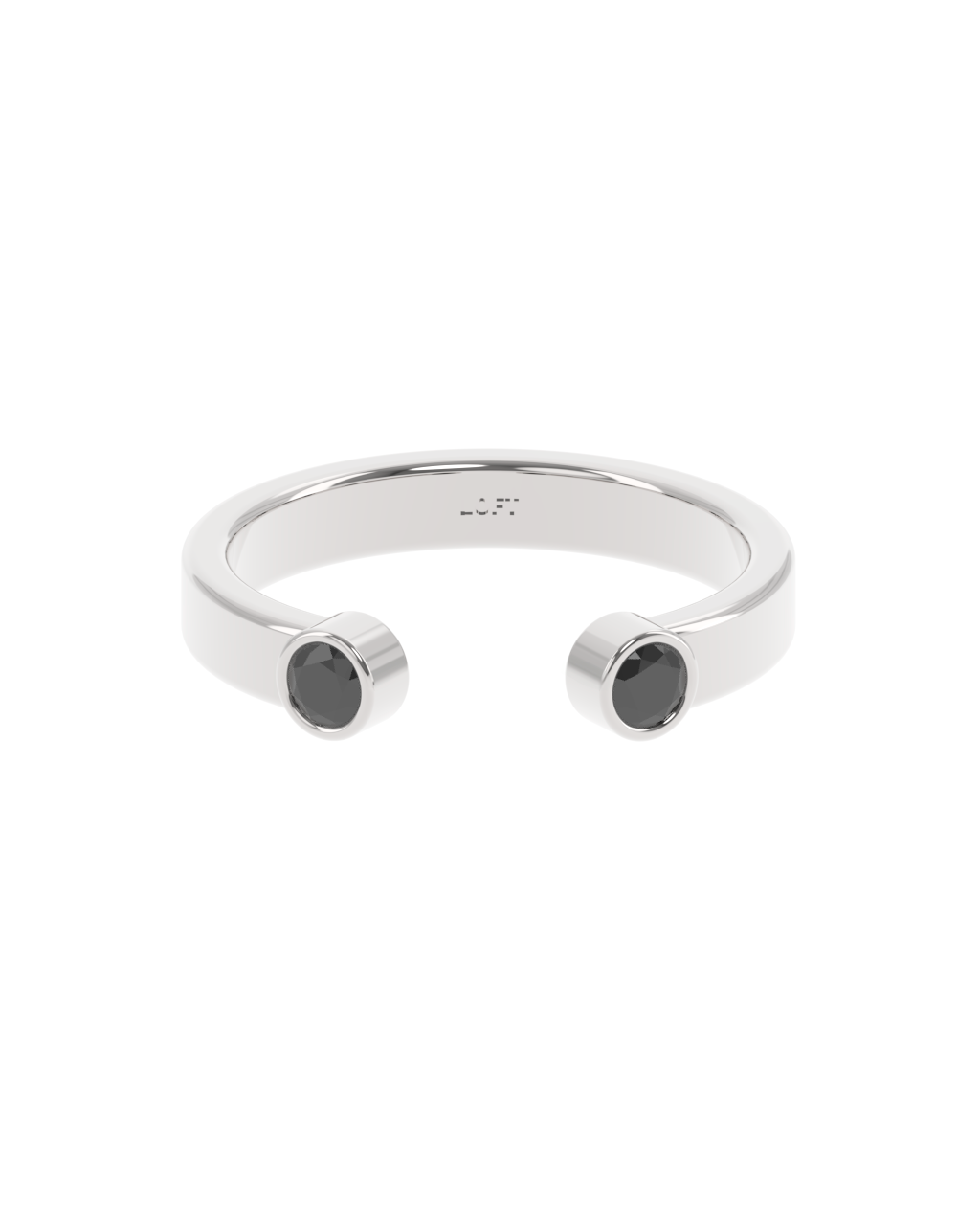 Anel Duo - Diamante Negro