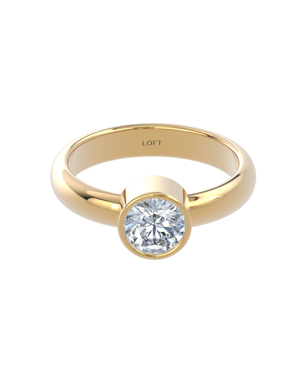 Anel Aspen - Diamante 1ct