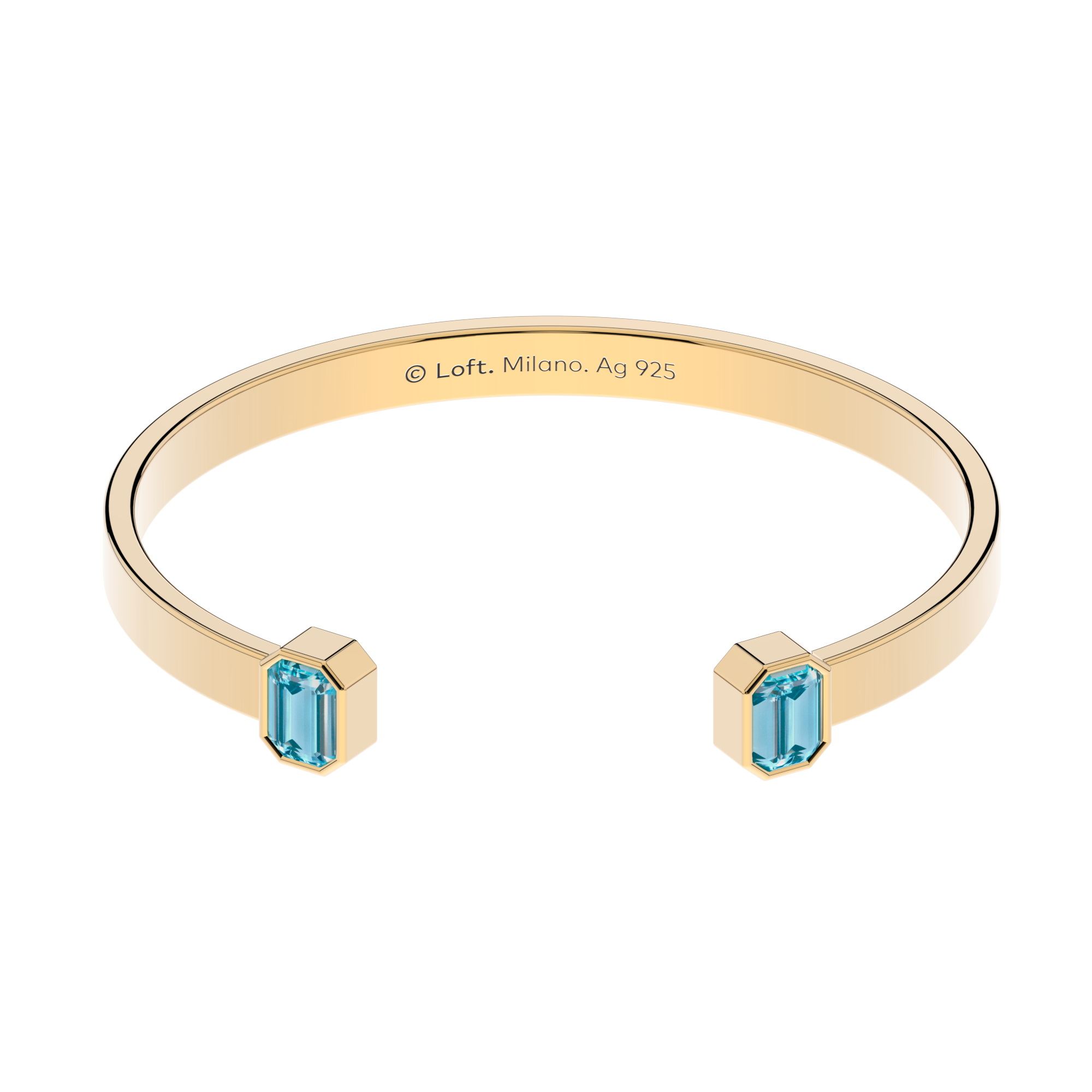 Bracelete Milano - Topázio Sky