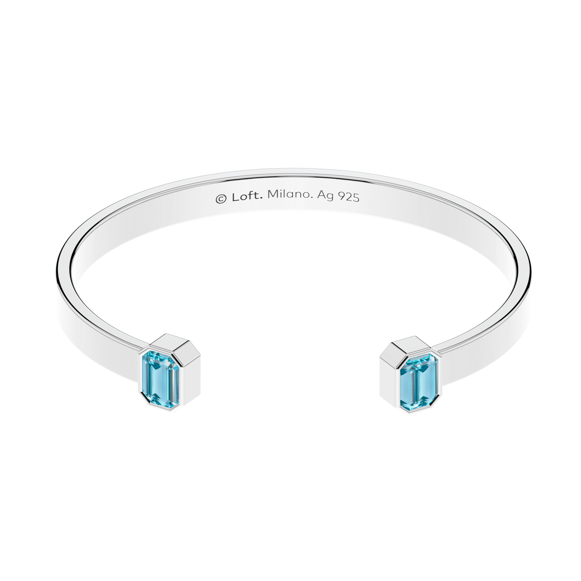 Bracelete Milano - Topázio Sky