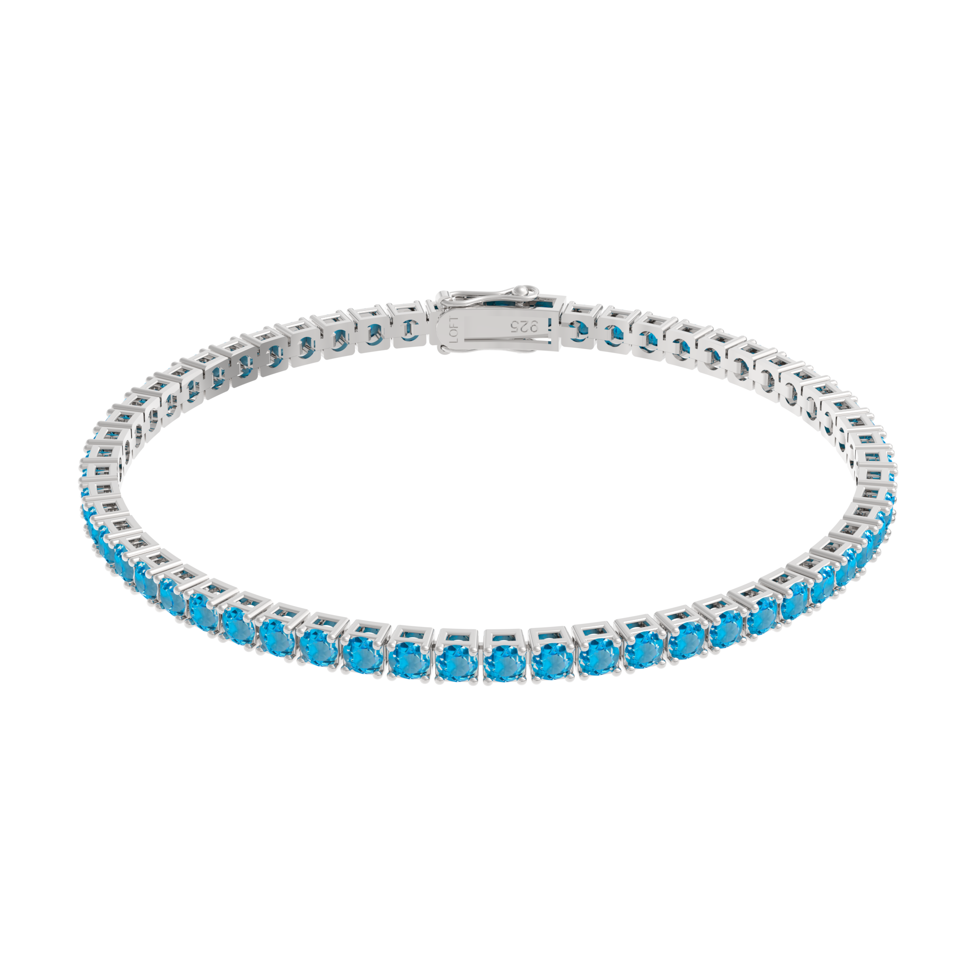 Pulseira Riviera Topázio Swiss 3mm
