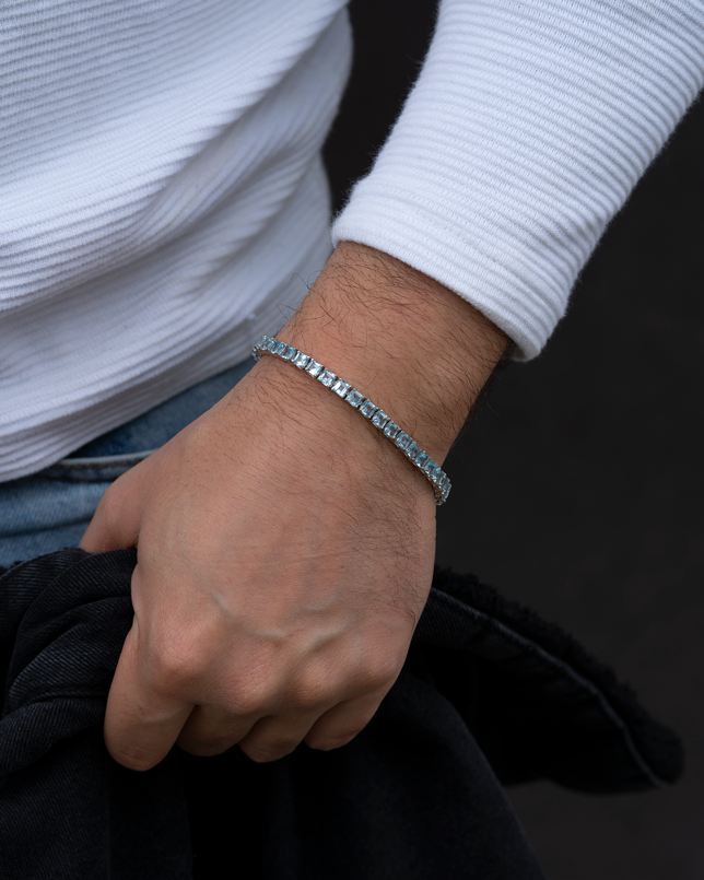 Pulseira Riviera Topázio Sky 4mm