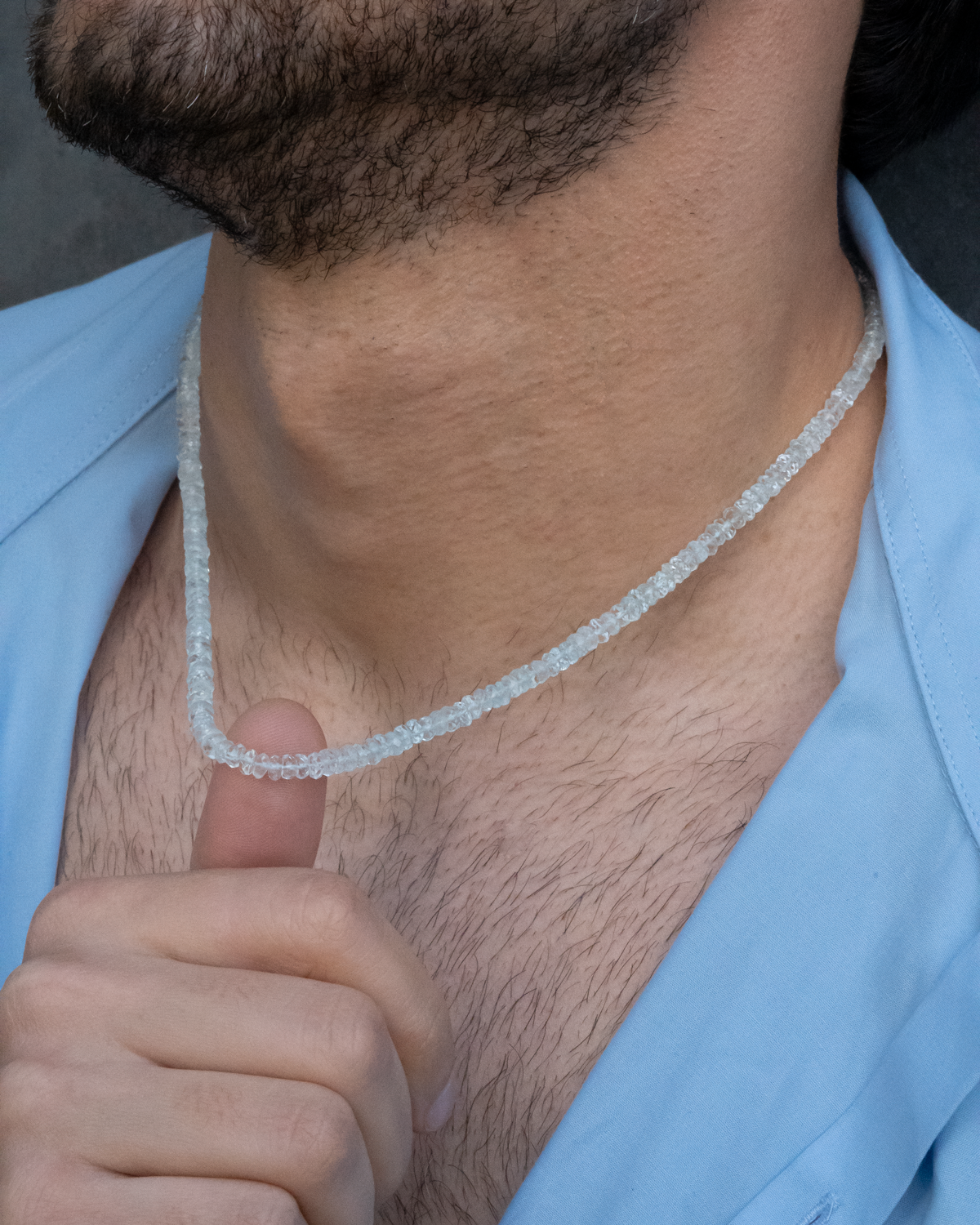 Colar Triton - Água Marinha