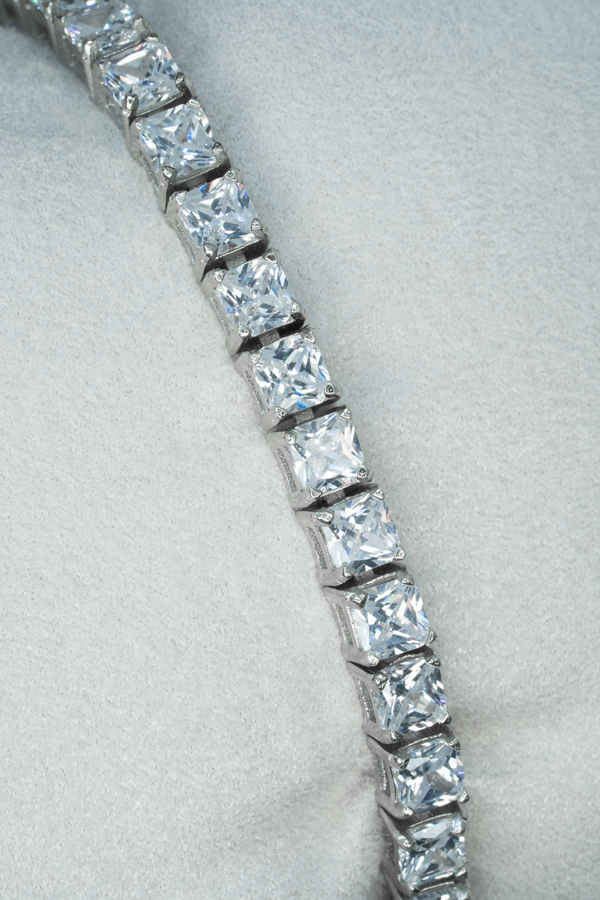 Pulseira Riviera Zircônia Branca 4mm