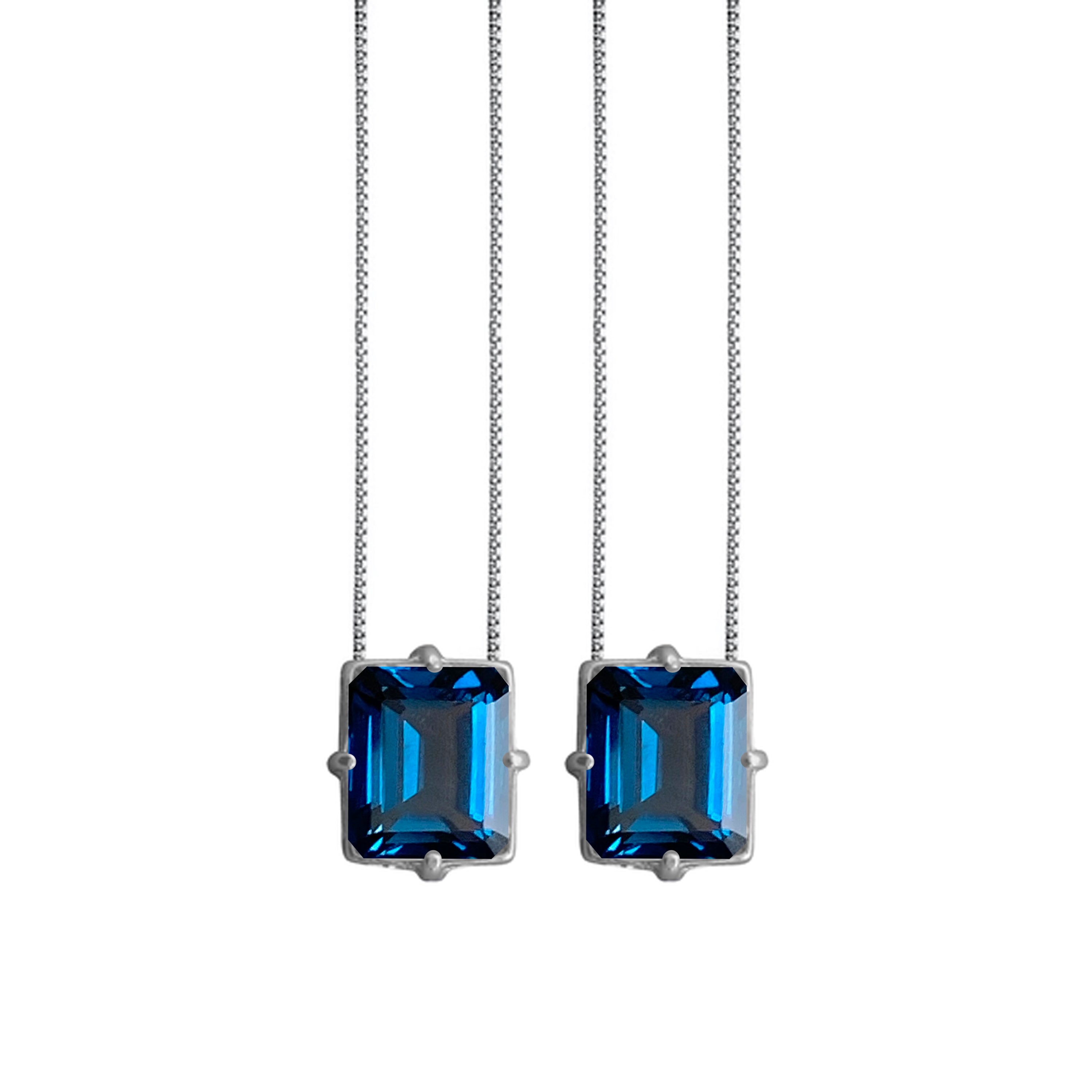 Escapulário Duplo London Blue
