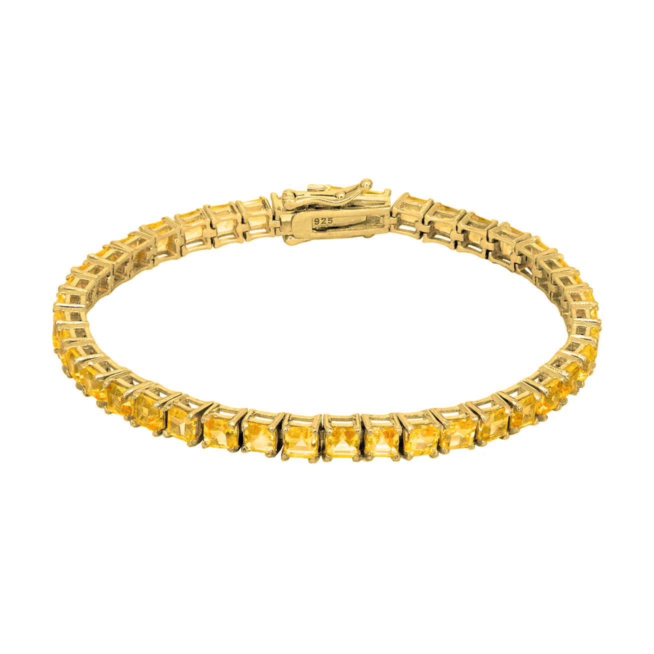 Pulseira Riviera Citrino 4mm