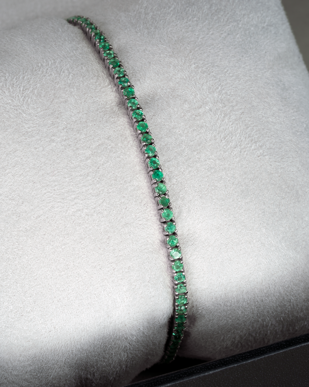 Pulseira Riviera Esmeralda 2mm