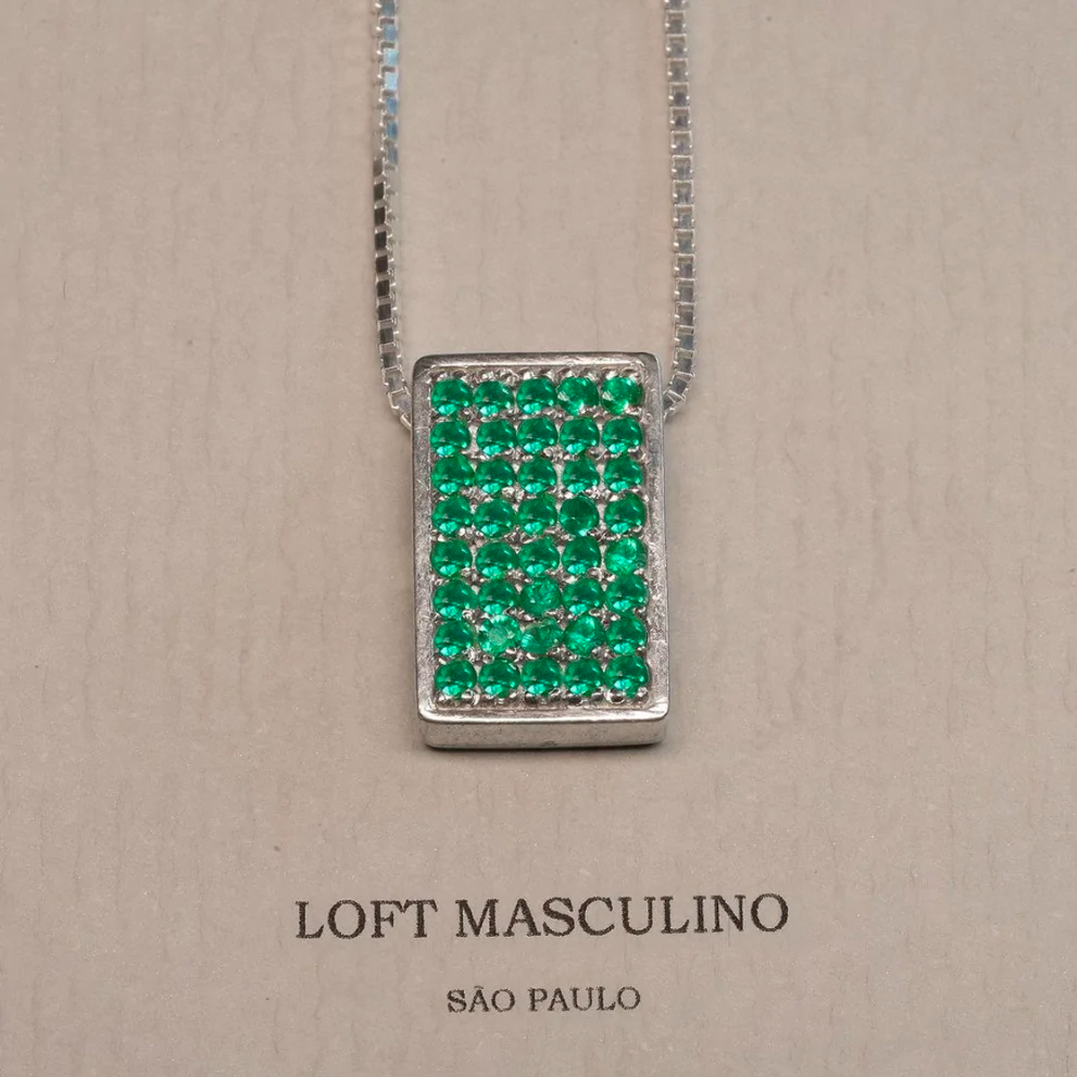 Pingente Echo Esmeralda