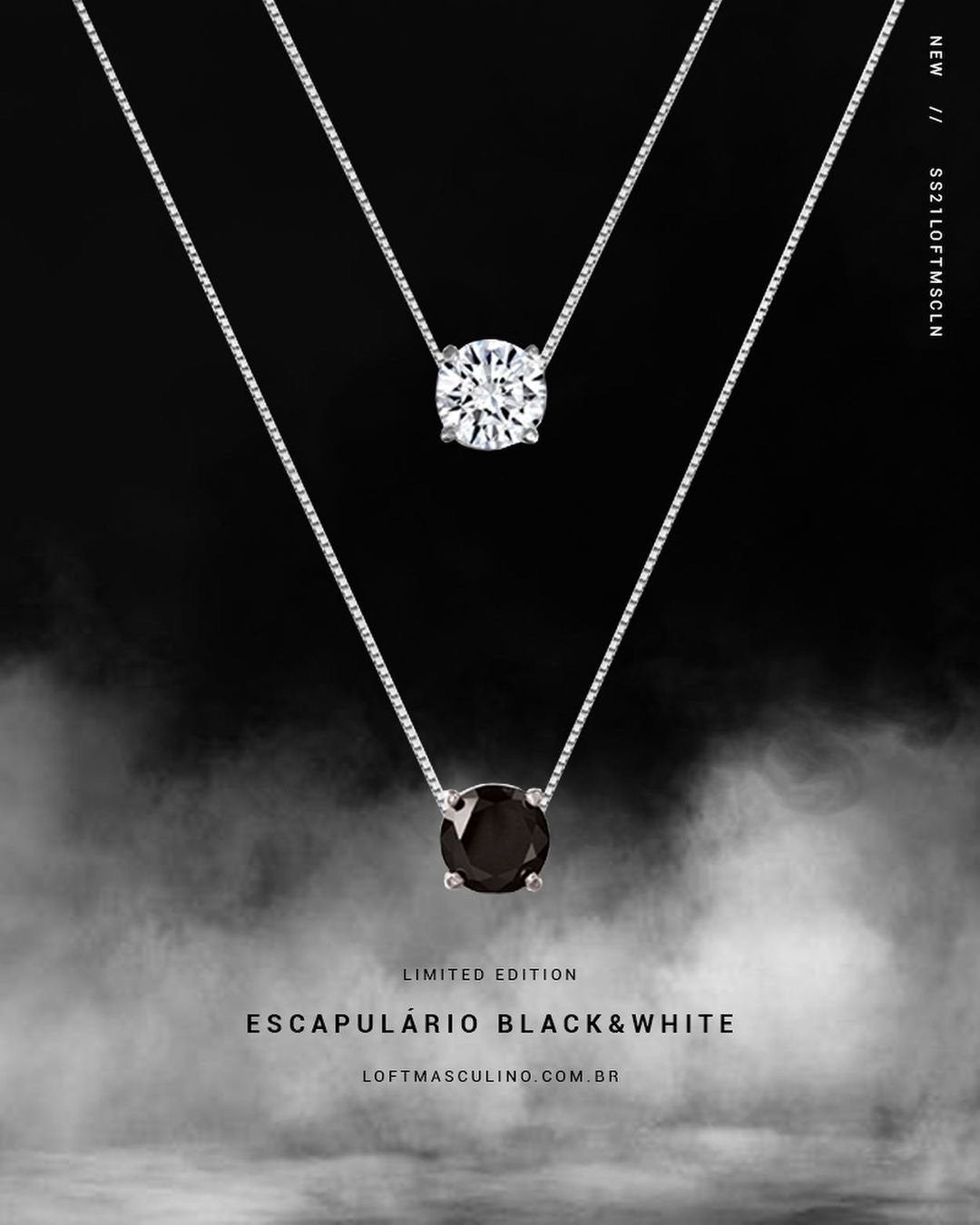 Escapulário Black & White