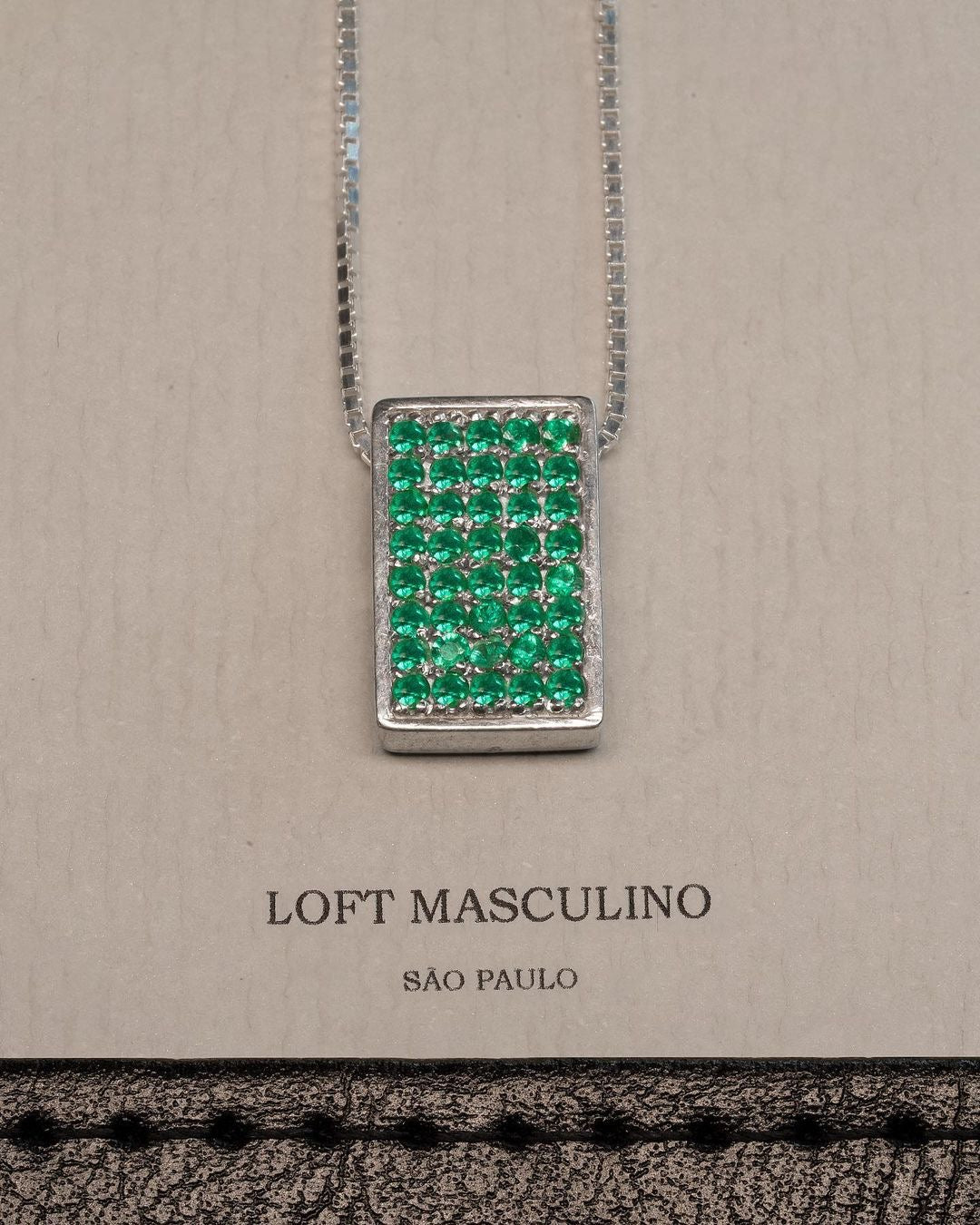 Colar Echo - Esmeralda