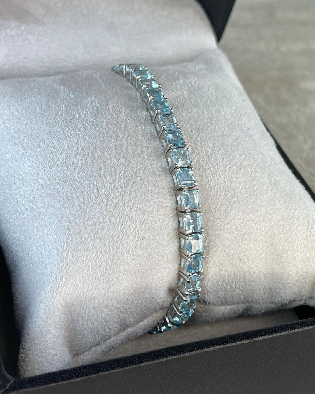 Pulseira Riviera Topázio Sky 4mm