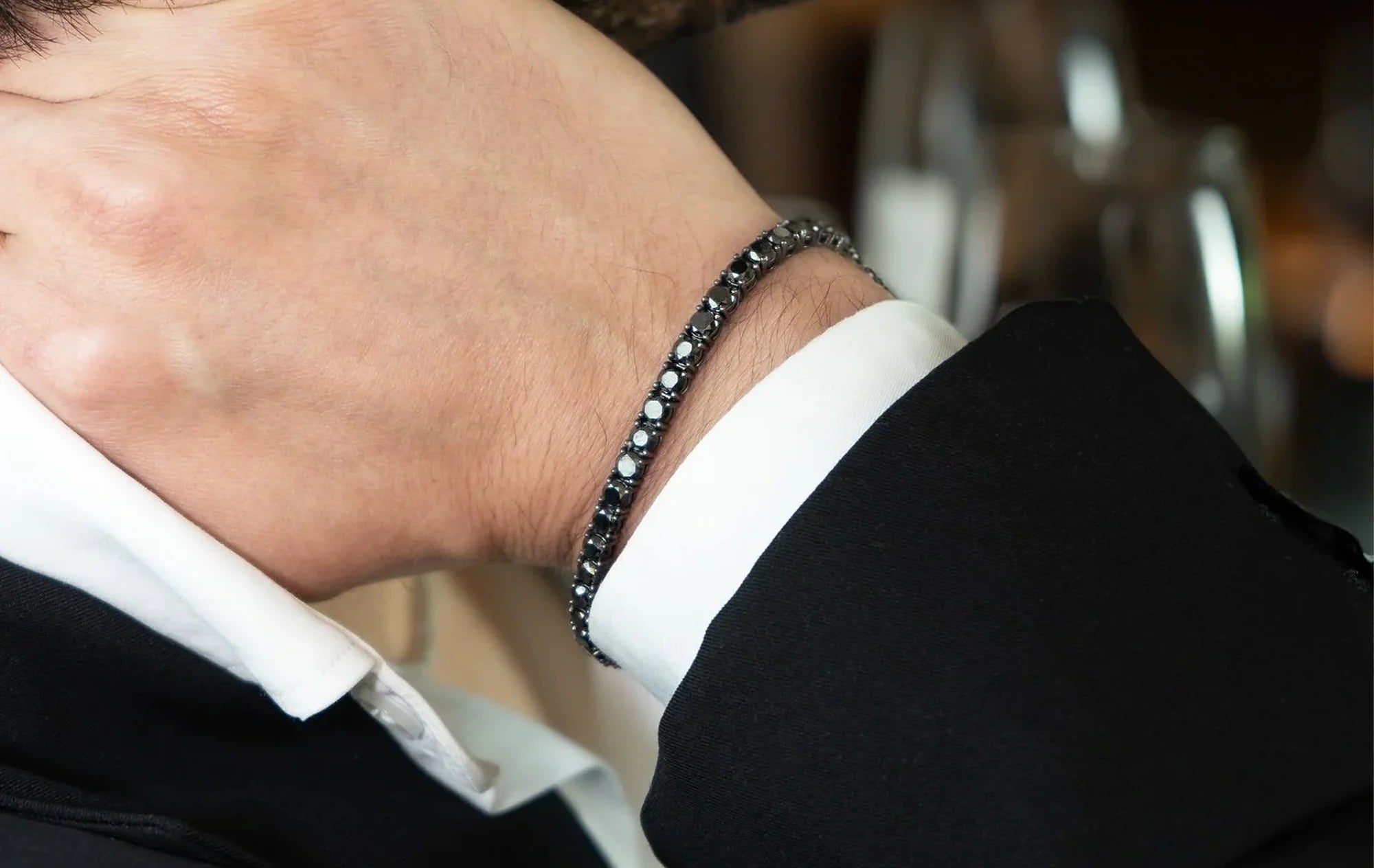 Pulseiras com Diamantes Negros