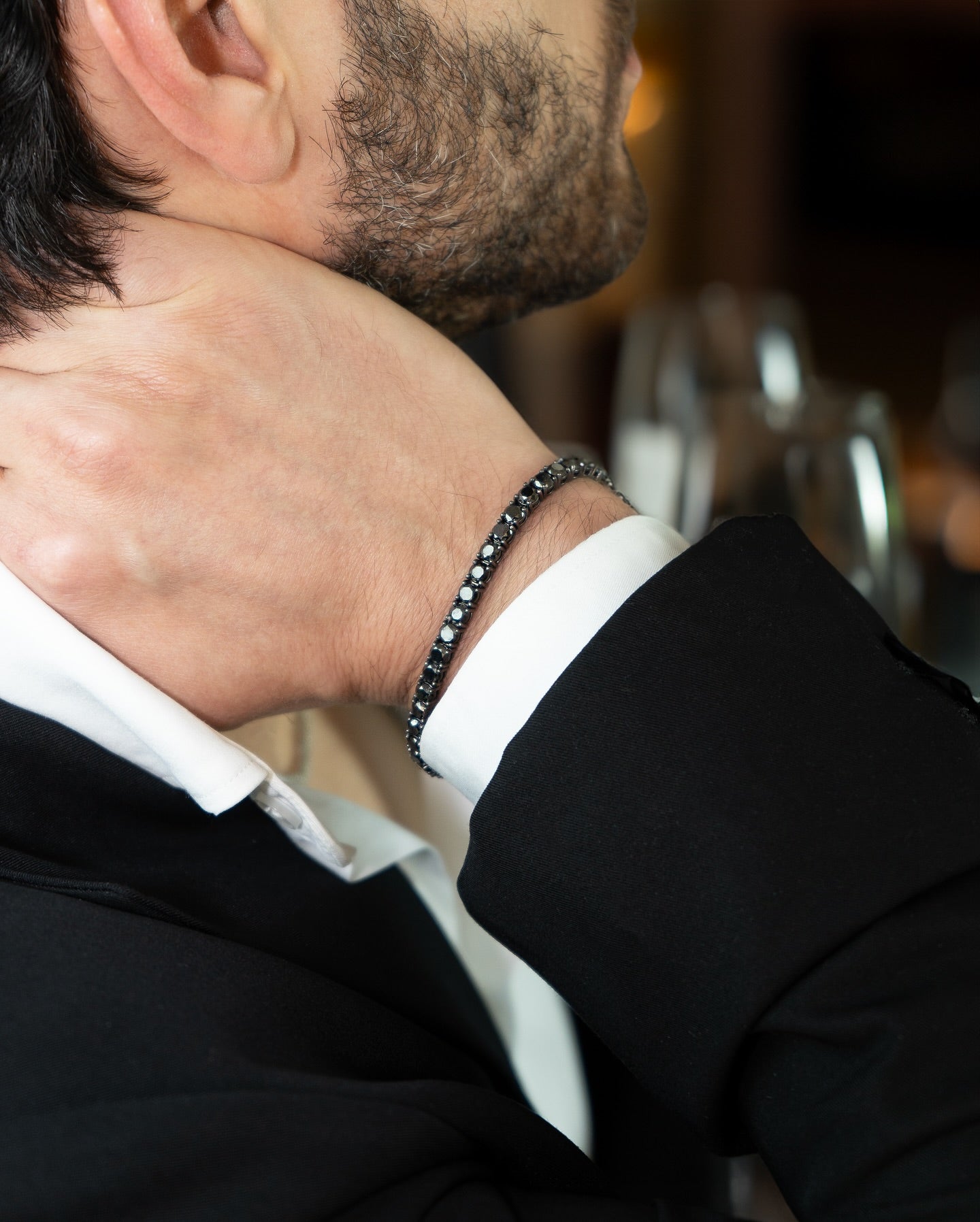 Pulseiras com Diamantes Negros