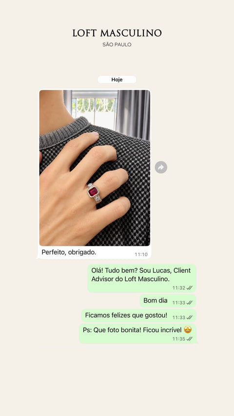 Depoimento de cliente