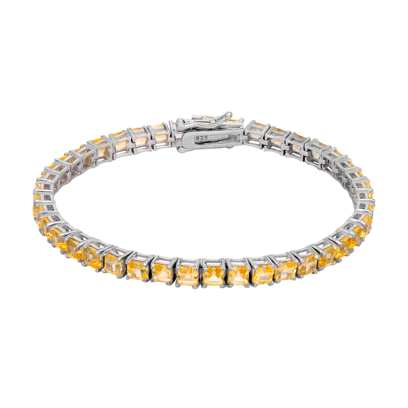 Pulseira Riviera Citrino 4mm