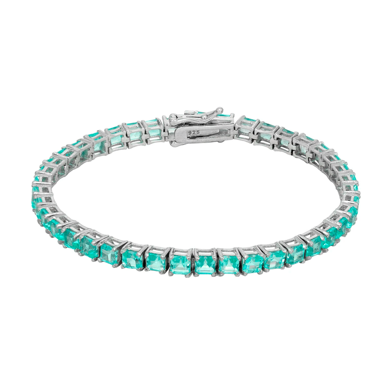Pulseira Riviera Turmalina Paraíba 4mm